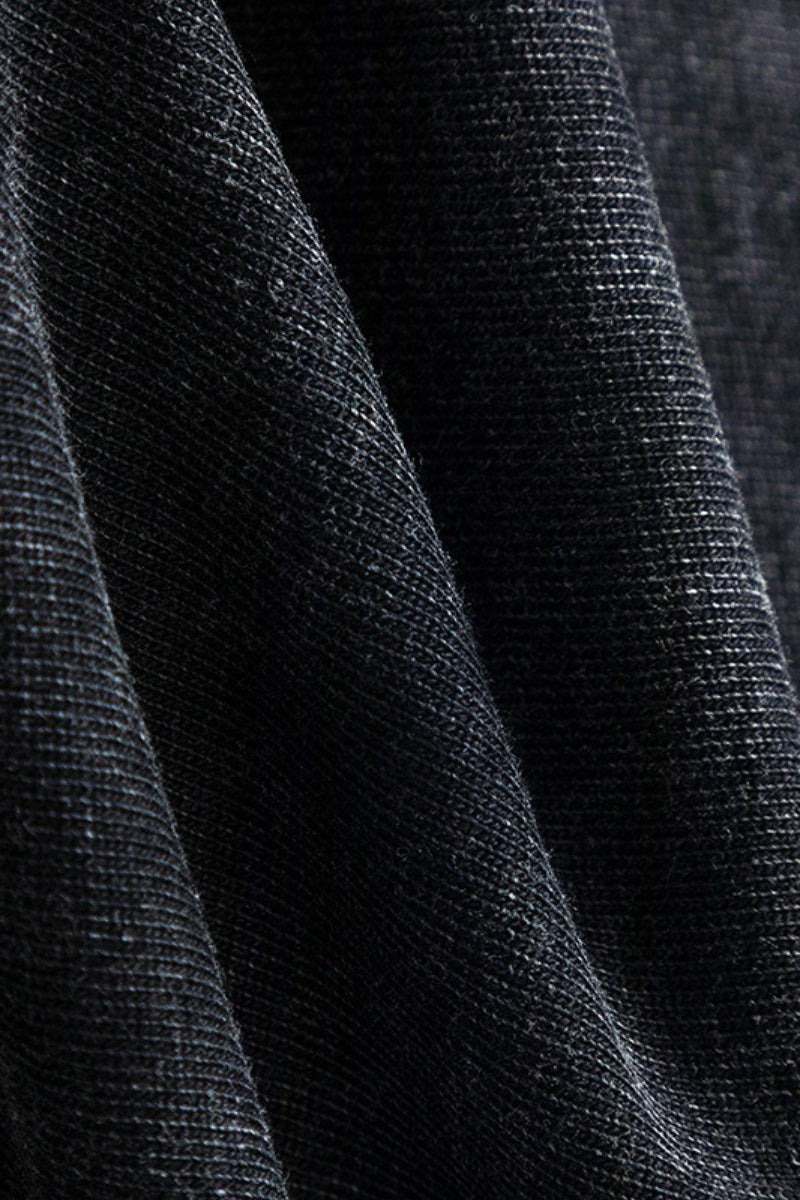 Washed Patch-Detail T-Shirt with Raw Seams