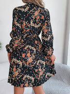 Polyester Pleated Sheer Dress