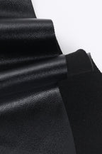 Gothic Bodycon Slit-Detail Dress