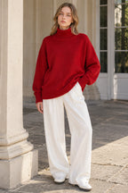Oversize Vintage Turtleneck Winter Sweater