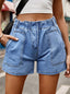 Denim Shorts with Vintage Styling