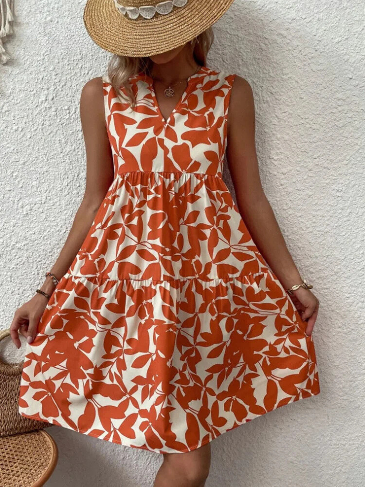 Ruffled Dress with Relaxed Fit