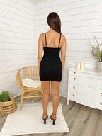 Lace Fitted Mini Dress