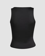 Cutout Polyester Top with Floral Details
