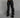 Pleated Gothic Pants with Relaxed Fit Secondary image