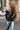 Faux-Leather Cropped Coat with Lapel Collar Secondary image