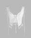 Eyelet Cotton Tank Top with Lace Detailing