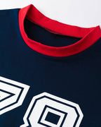 Number-78 Stretch-Blend Polyester T-Shirt