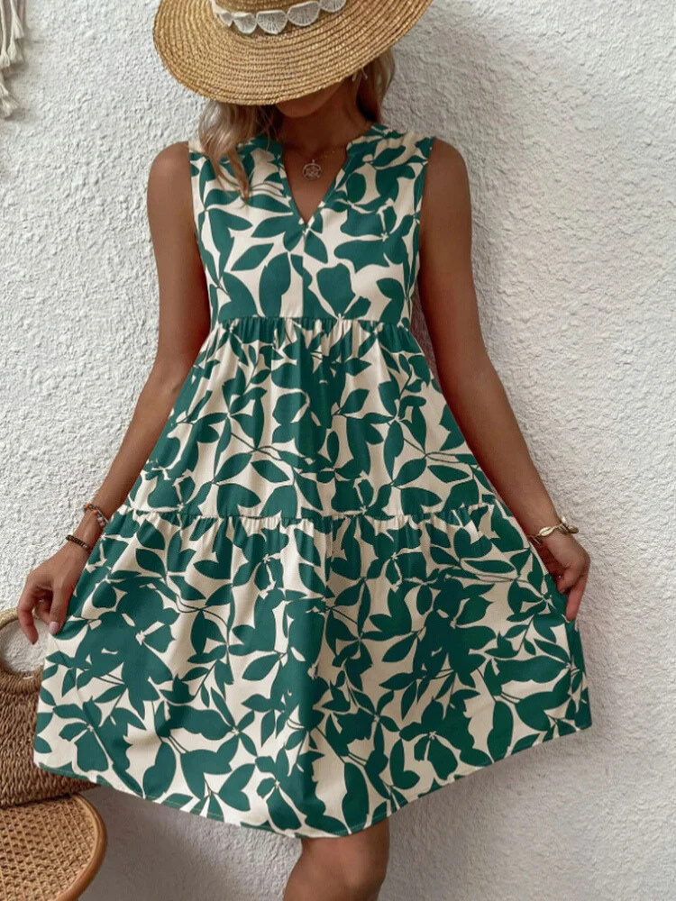 Ruffled Dress with Relaxed Fit