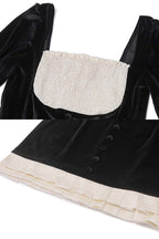 Bodycon Contrast-Detail Panelled Dress