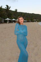 Sheer Cover-Up with Polyester Fabric