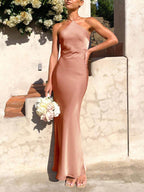 Maxi Dress with Open Back