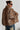 Leopard-Print Polyester Coat with Lapel Collar Secondary image