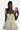 White V-Neck Pleated Dress Secondary image