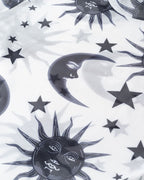 Sun-and-Moon Star-Detail Top with Mesh Detailing