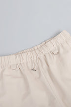 Drawstring Wide-Leg Pants with Cargo Styling