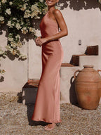 Maxi Dress with Open Back