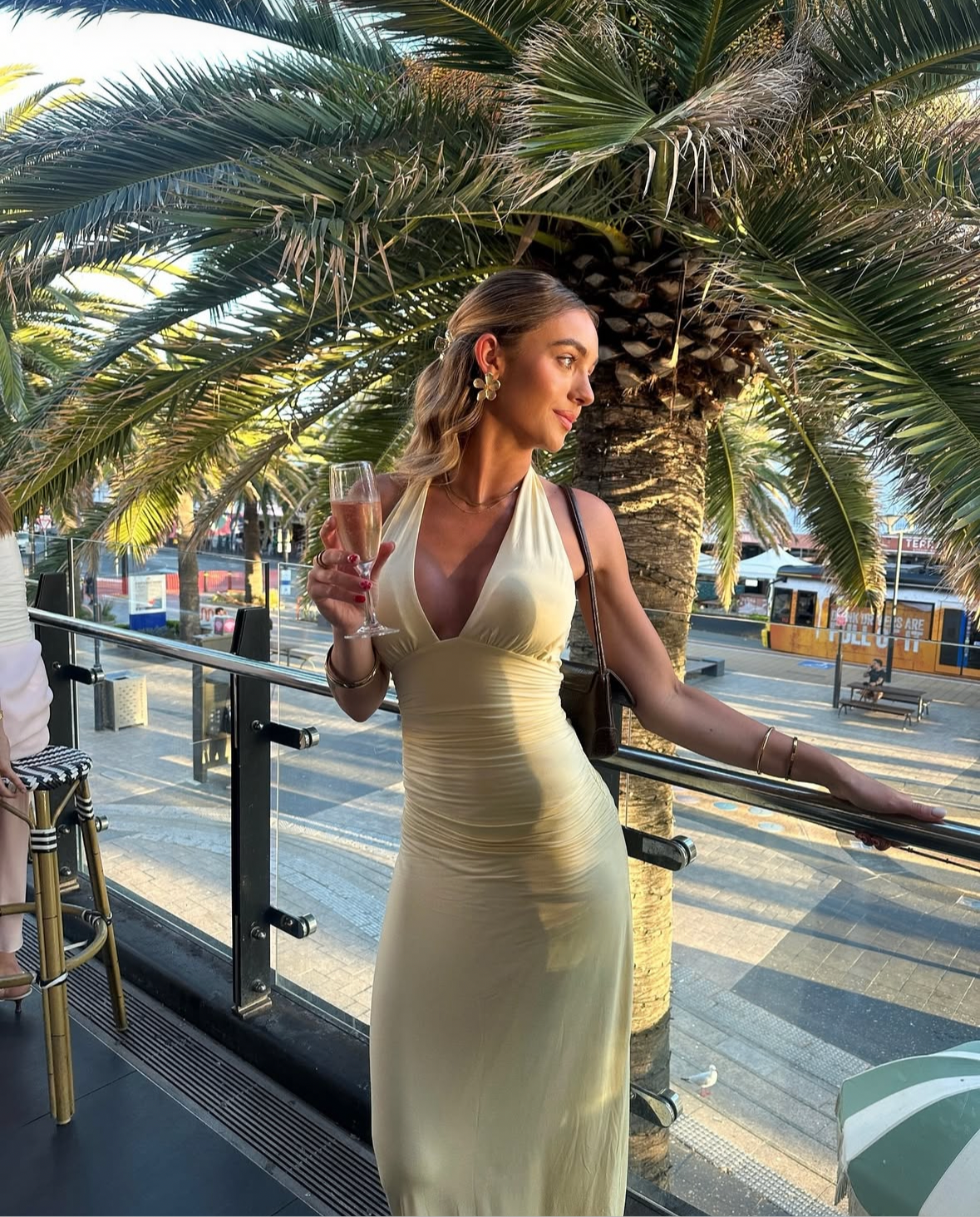 Jersey Halter Maxi Dress