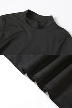 Mock-Neck Bodycon Maxi Dress with Open Back