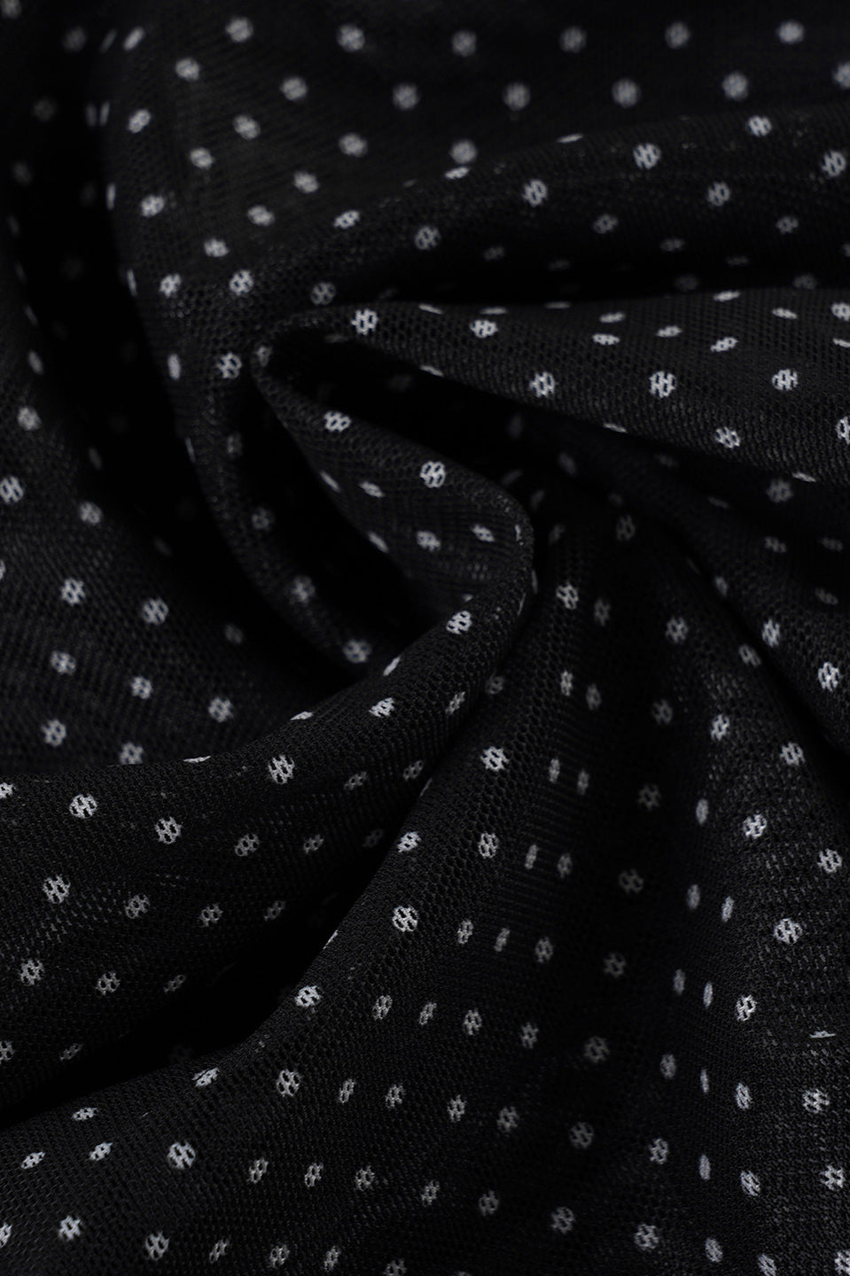 Polka-Dot Mini Skirt with Vintage Styling