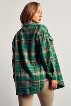 Wool-Blend Blouse with Polo Collar