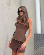 Bustier Top with Bustier Details