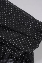 Polka-Dot Mini Skirt with Vintage Styling