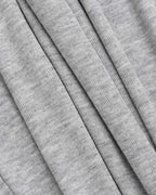 Colorblock Cotton Lapel Cropped Top