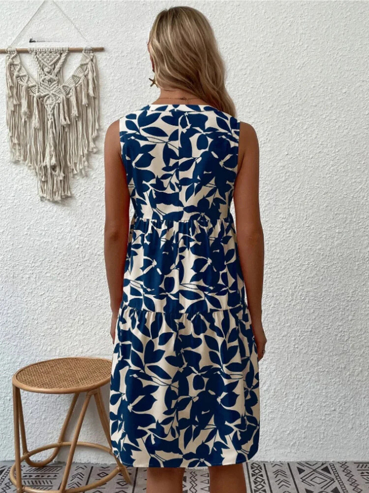 Ruffled Dress with Relaxed Fit