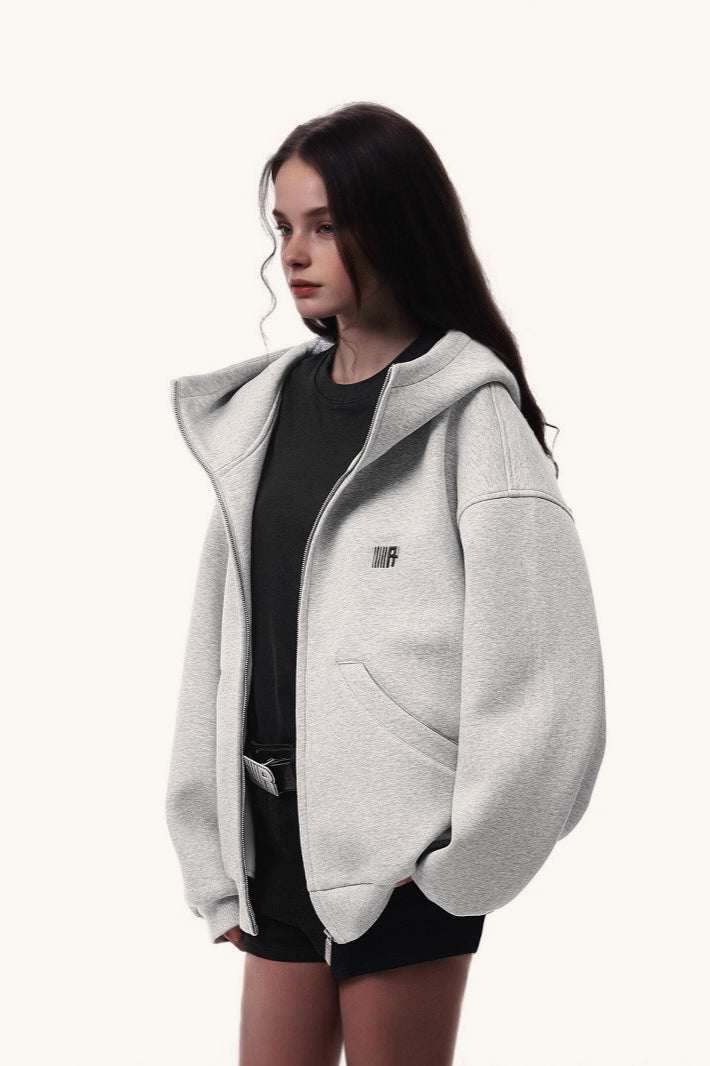 Heavyweight Cotton Hoodie with Pockets