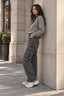Straight High Waist Vintage Cargo Trousers