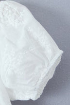 Lace Boho Two-Piece Skirt Set with Strapless Neckline