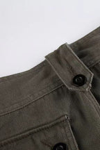Mid-Rise Pocket-Detail Cargo Jeans