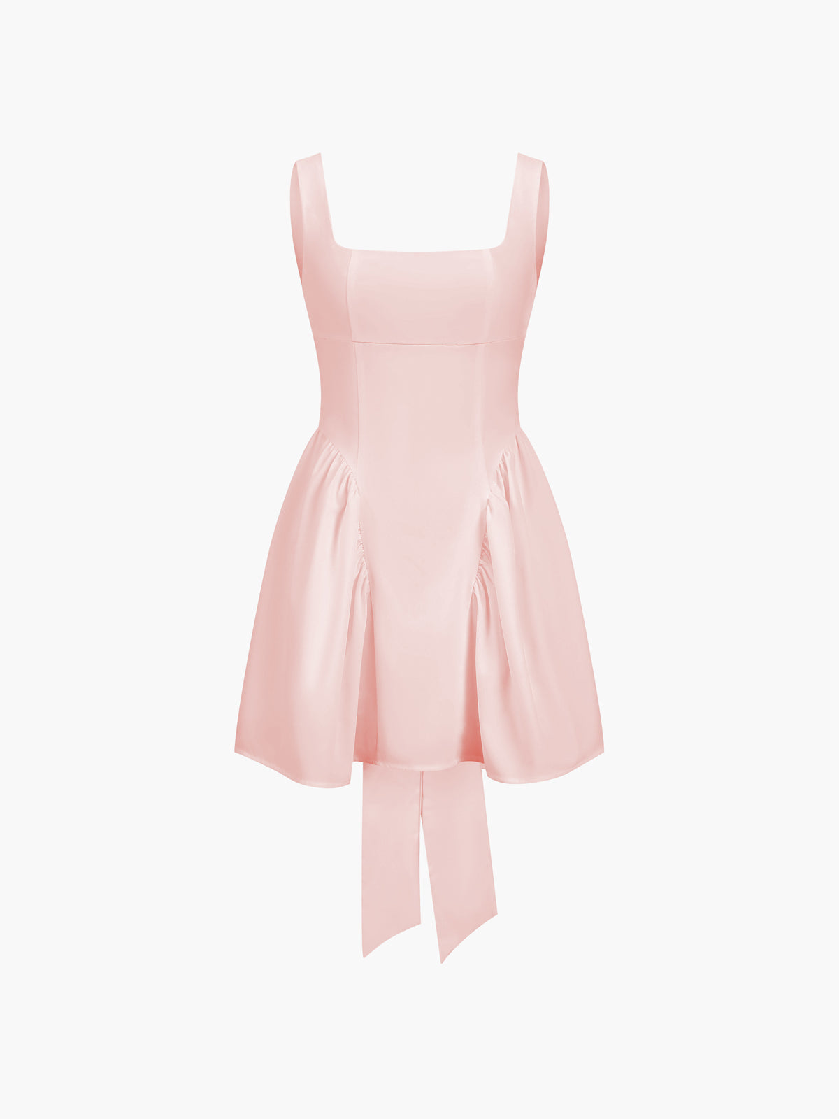 Short Dress with Open Back