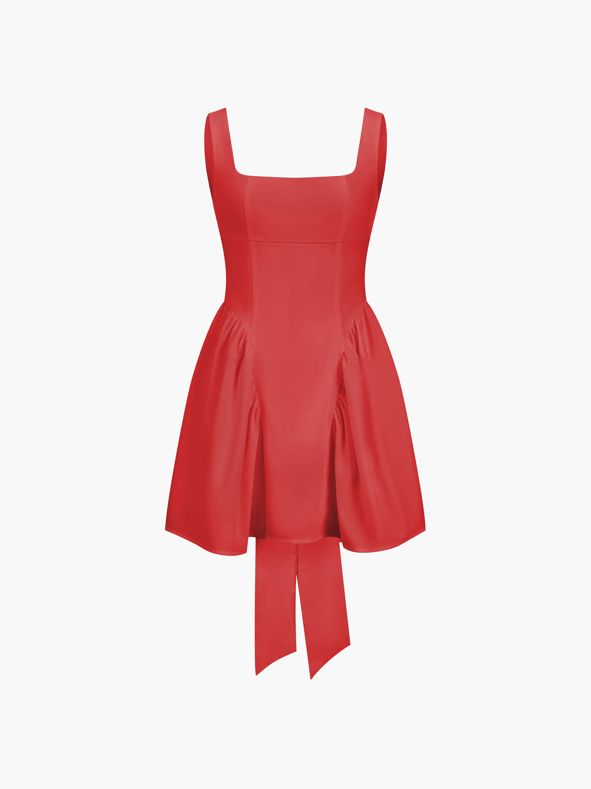 Short Dress with Open Back