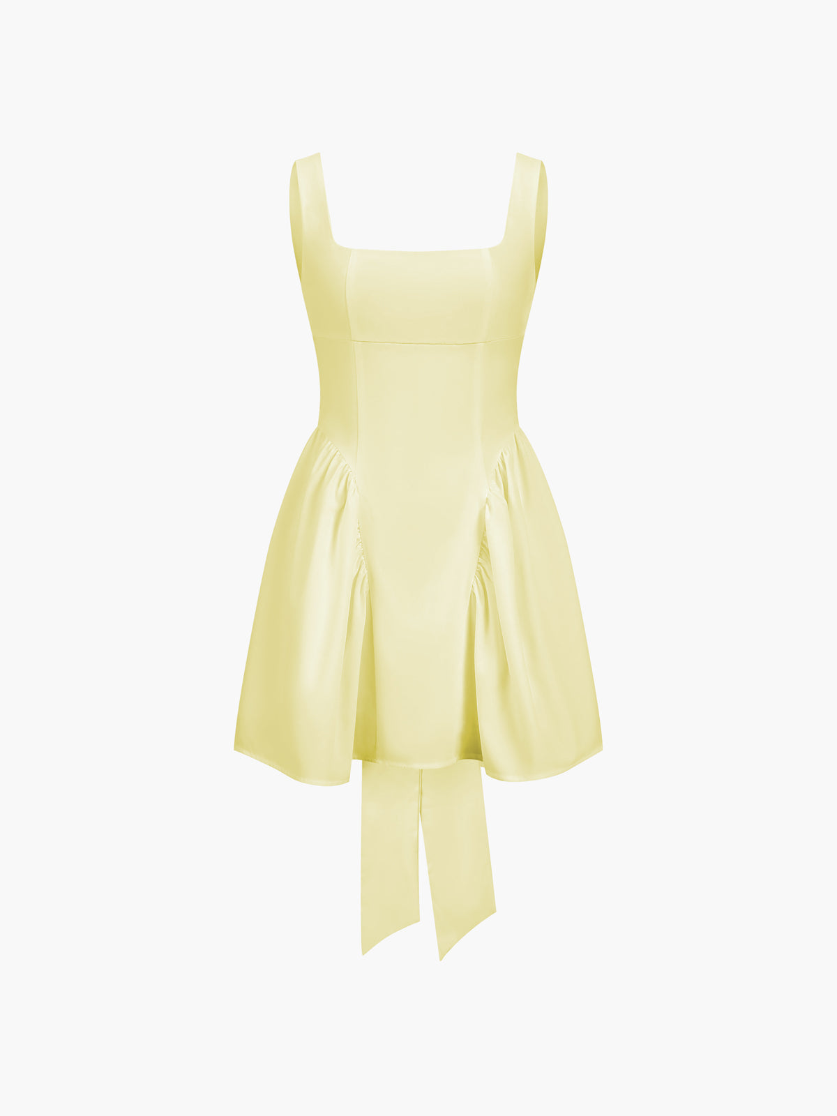 Short Dress with Open Back