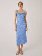 Floral Relaxed-Fit Dress with Jersey Fabric