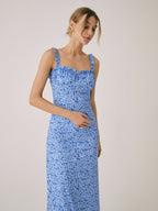 Floral Relaxed-Fit Dress with Jersey Fabric
