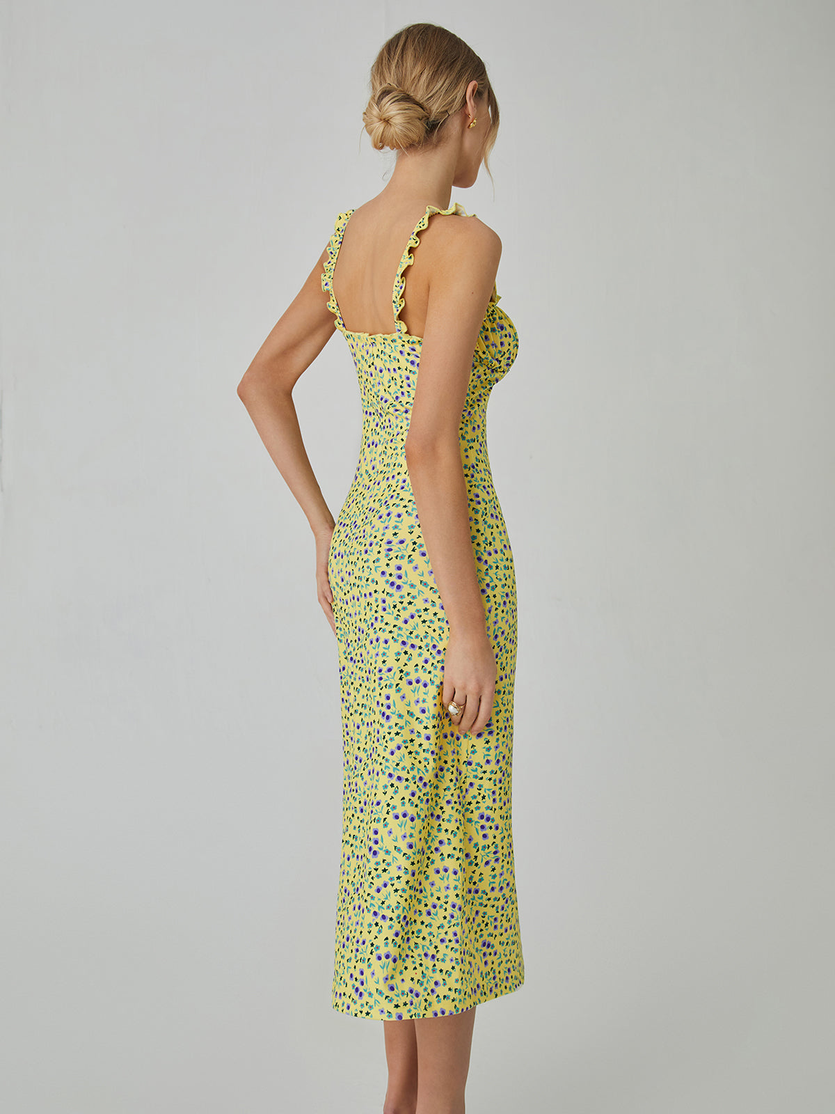 Floral Relaxed-Fit Dress with Jersey Fabric