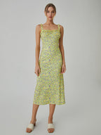 Floral Relaxed-Fit Dress with Jersey Fabric