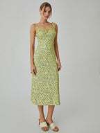 Floral Relaxed-Fit Dress with Jersey Fabric