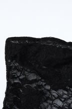 Floral Lace Dress with Ribbon Details