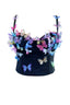 Butterfly-Detail Cami Top with Corset Details