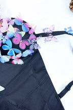 Butterfly-Detail Cami Top with Corset Details