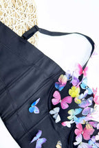 Butterfly-Detail Cami Top with Corset Details