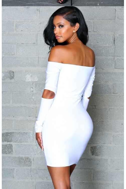 Dress with Bodycon Fit