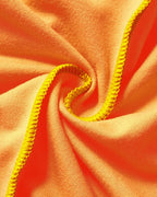 Lettuce-Edge Polyester Tank Top with Panel Details