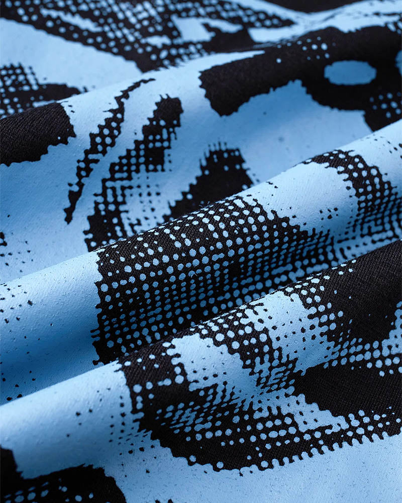 Printed Polyester Tank Top with Abstract Print