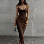 Silk Cotton Chiffon Dress