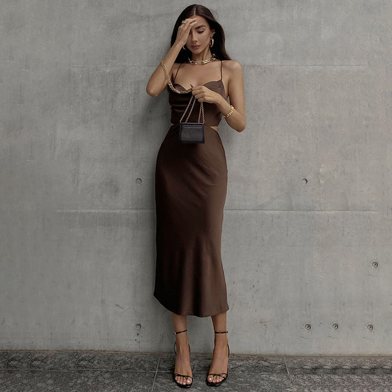 Silk Cotton Chiffon Dress